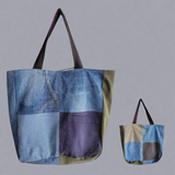 Be Blessed Denim Tote Bag