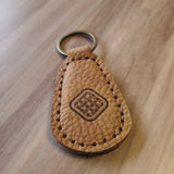 The Good Store Vintage Leather Keychain