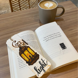 Coffee Duty Hand-Painted Bookmarks