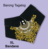 Life is Pawsome Black Barong Dog Bandana
