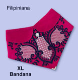 Life is Pawsome Black Barong Dog Bandana