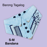 Life is Pawsome Black Barong Dog Bandana