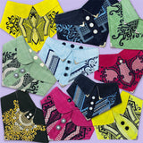 Life is Pawsome Black Barong Dog Bandana