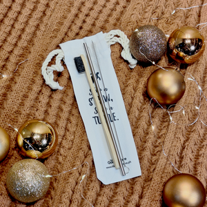 Straw and Toothbrush Set