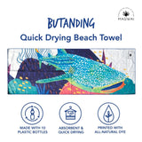 Magwai Quick-Drying Beach Towel