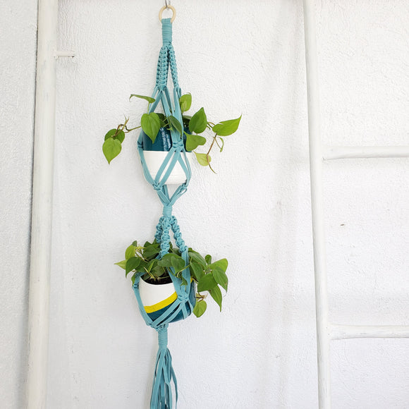 Silay Hanging Double Plant Holder